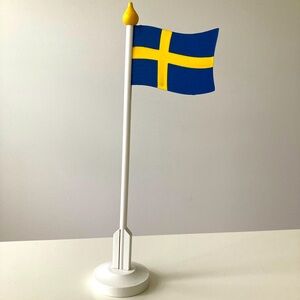 Swedish Wooden Table Flag